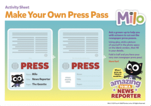 Make Your Own Press Pass